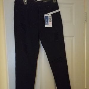 d.jeans high waist distressed mom Jean's